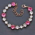 Aproce "Klasika II (Light Rose, Crystal)" ar Swarovski™ kristāliem
